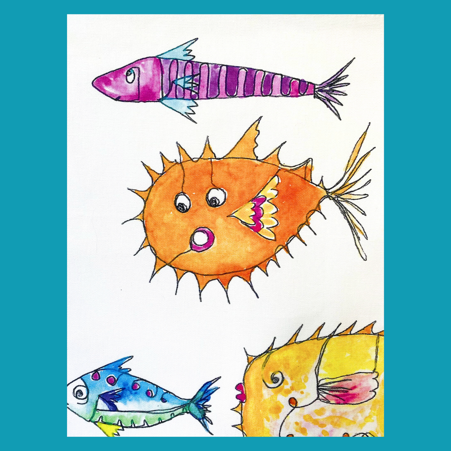 'Oceans 13' Tea Towel