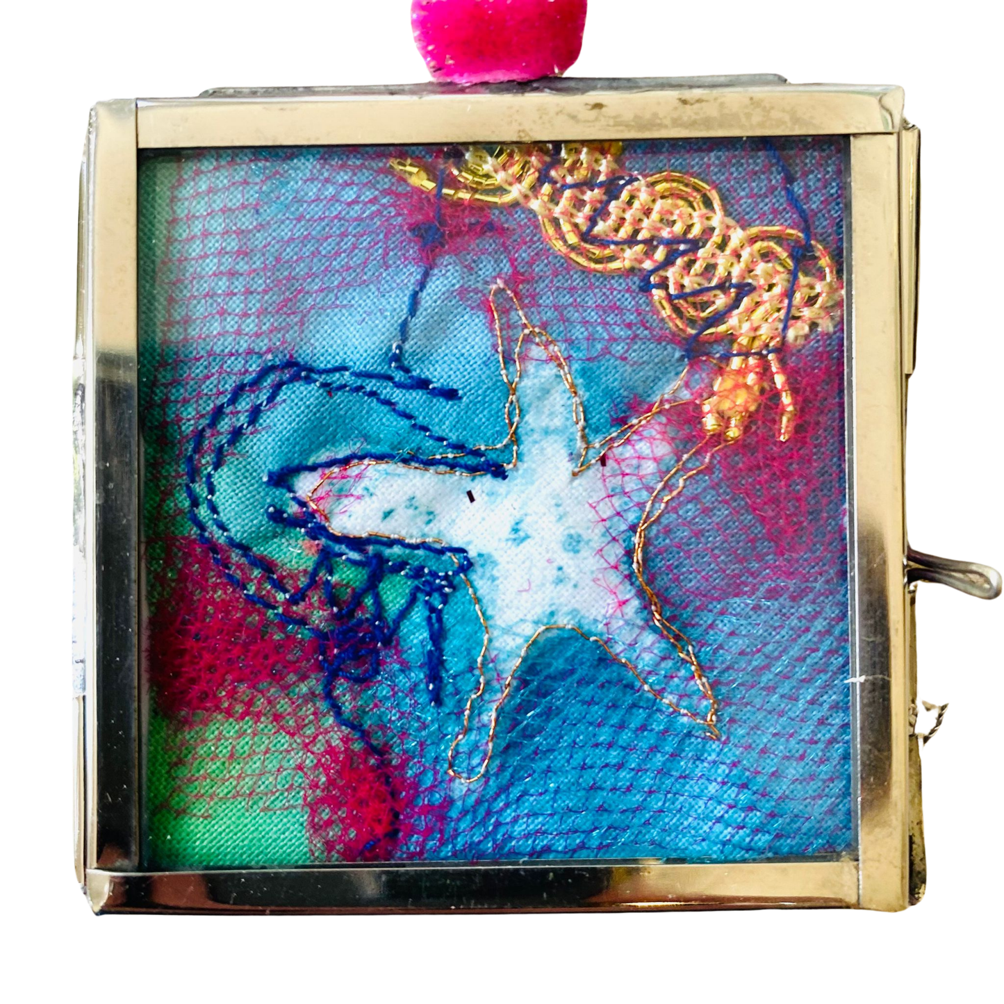 Mini Textile Star Frame - 12