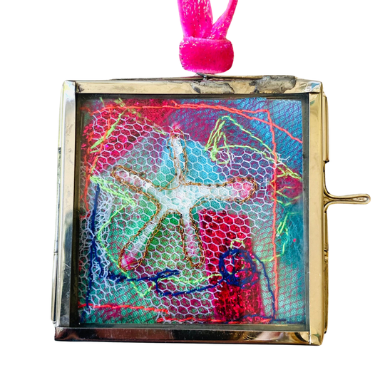 Mini Textile Star Frame - 2