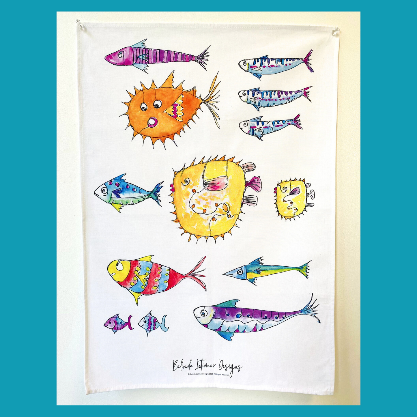'Oceans 13' Tea Towel