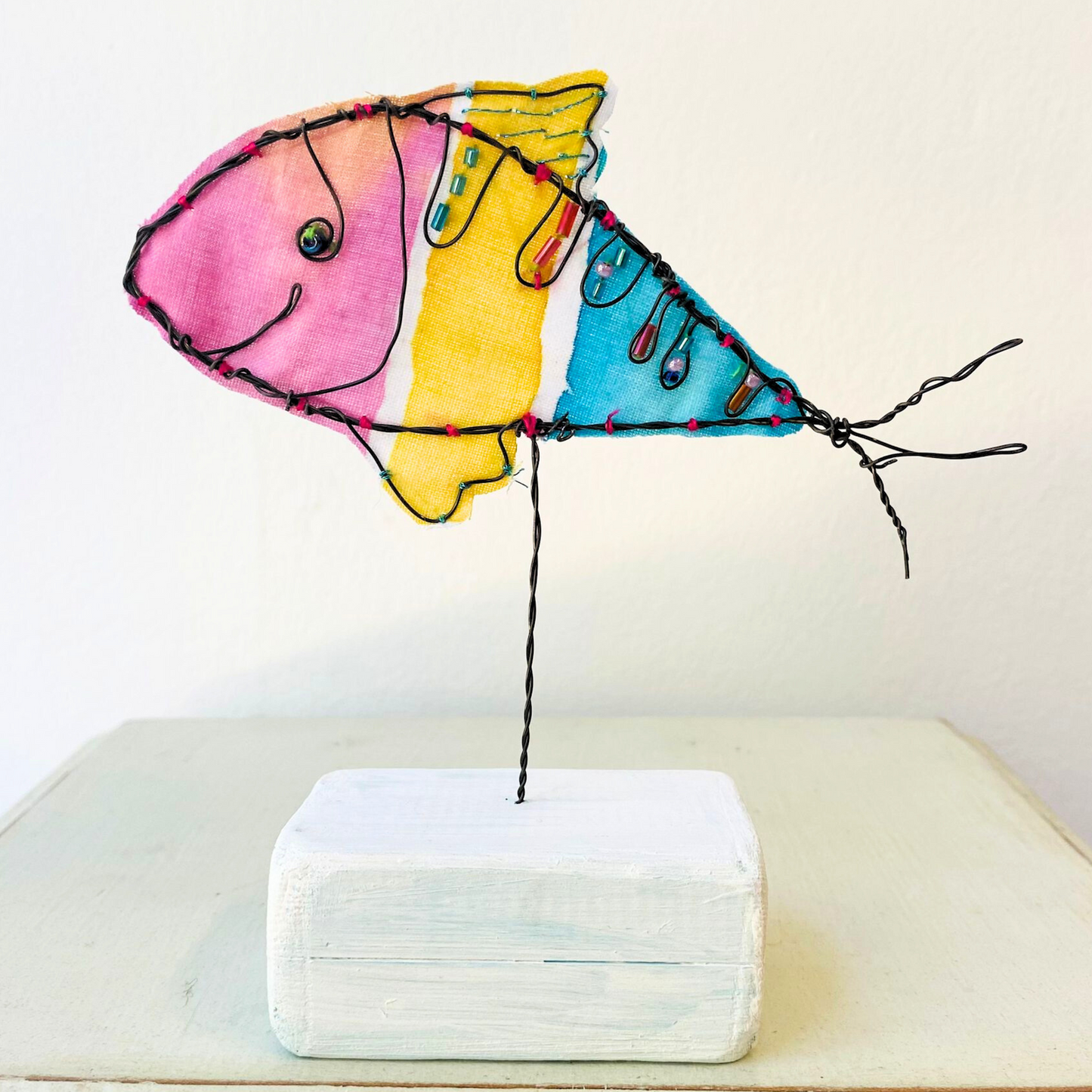 Rainbow Fish Sculpture