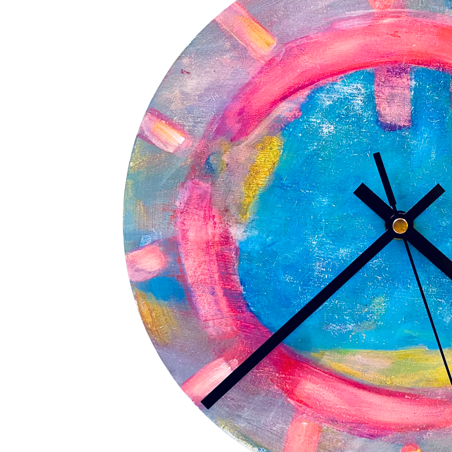 Hand-Painted Clock - 'Sea-View'