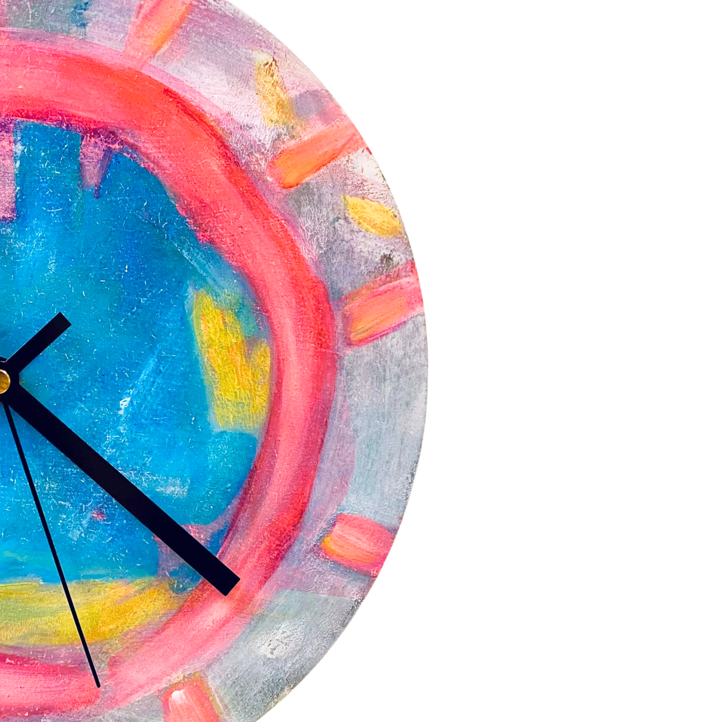 Hand-Painted Clock - 'Sea-View'