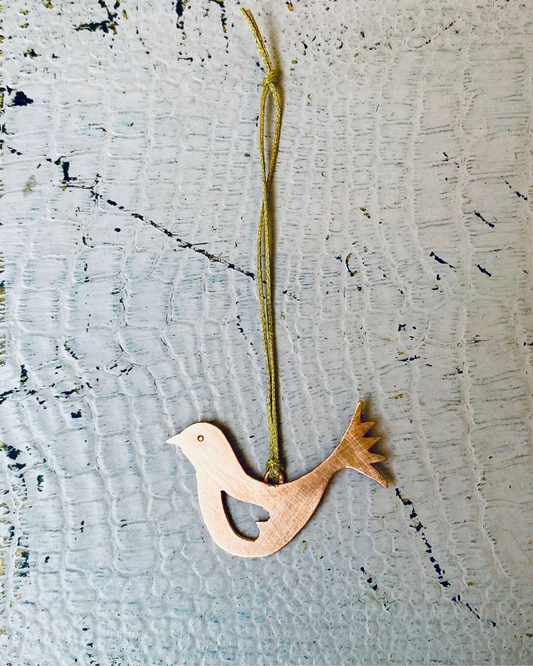 Copper Lovebird Decoration - Small