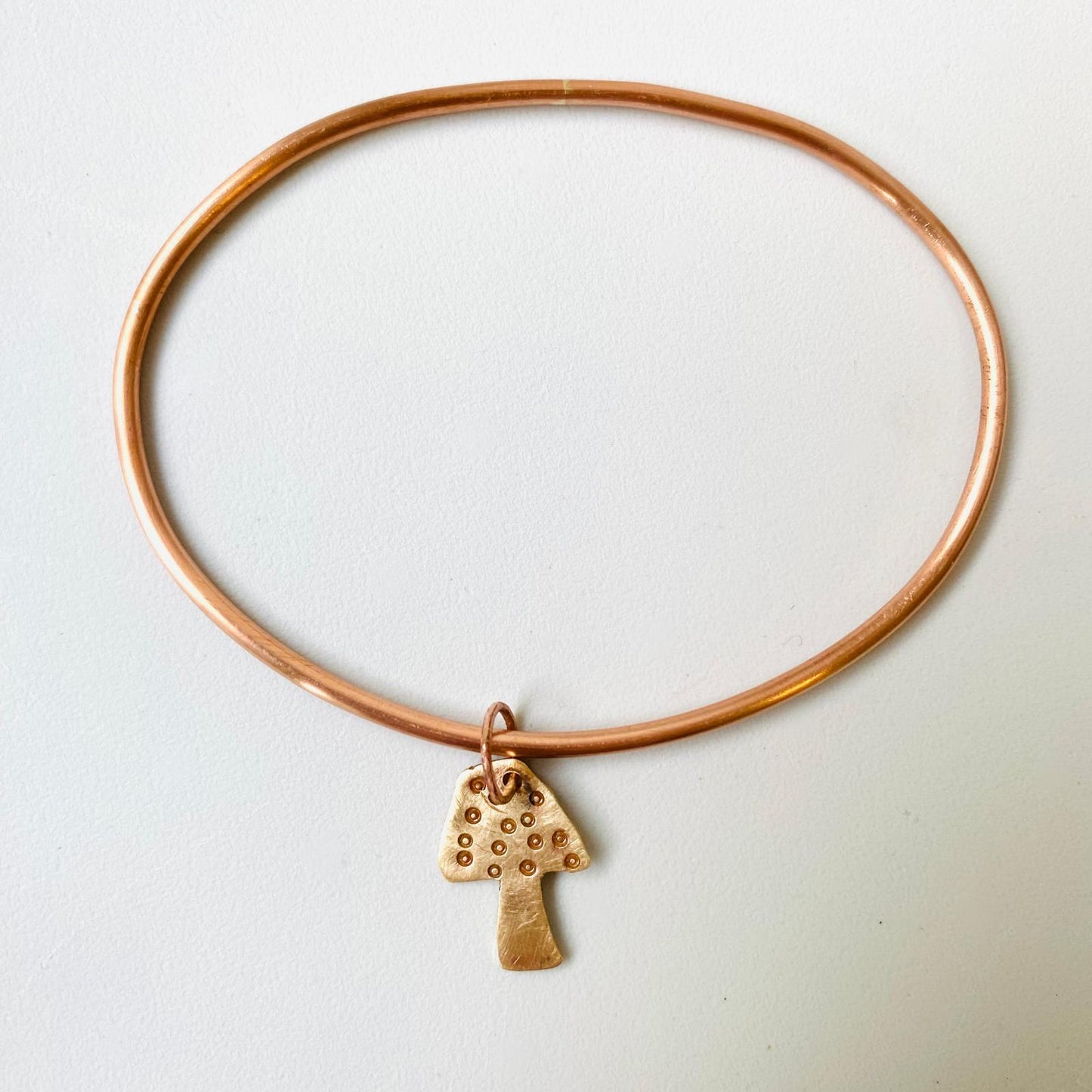 Mushroom Charm Bangle - Size 24cm