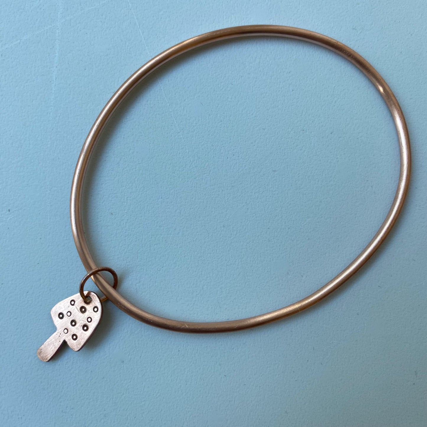 Mushroom Charm Bangle - Made to Order